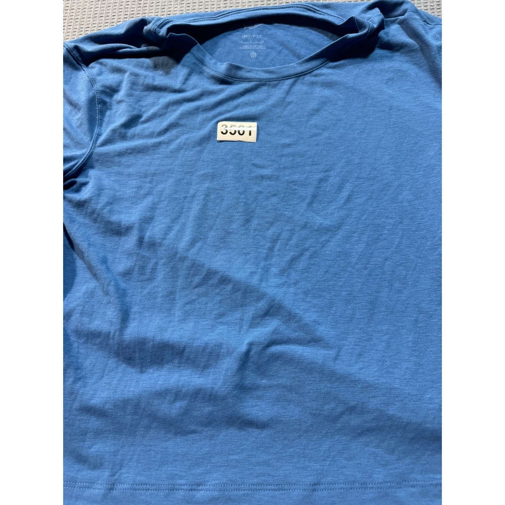 Nike Yoga Dri-FIT Shirt Mens S Blue